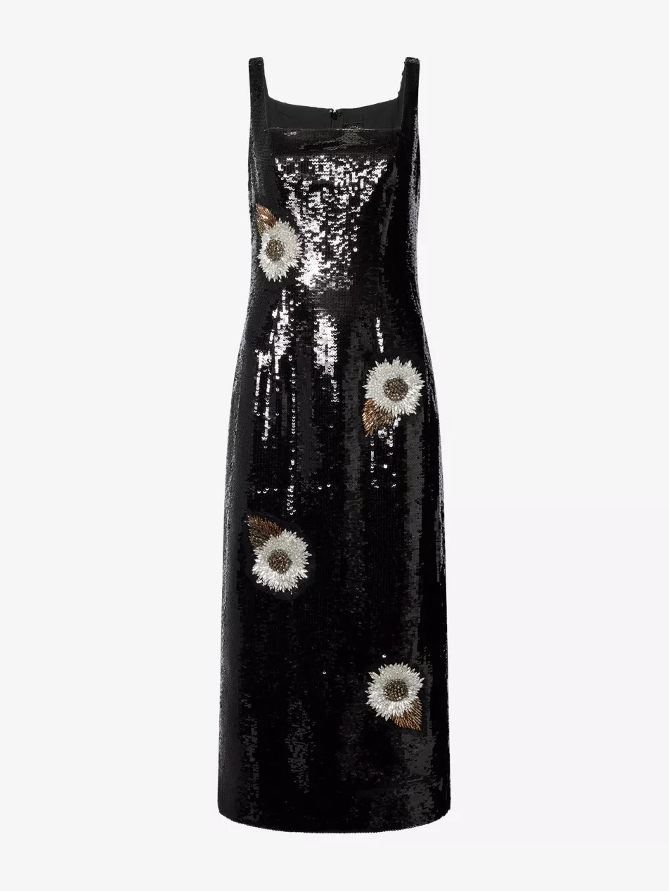 Marylin Sequin Woven Midi Dress