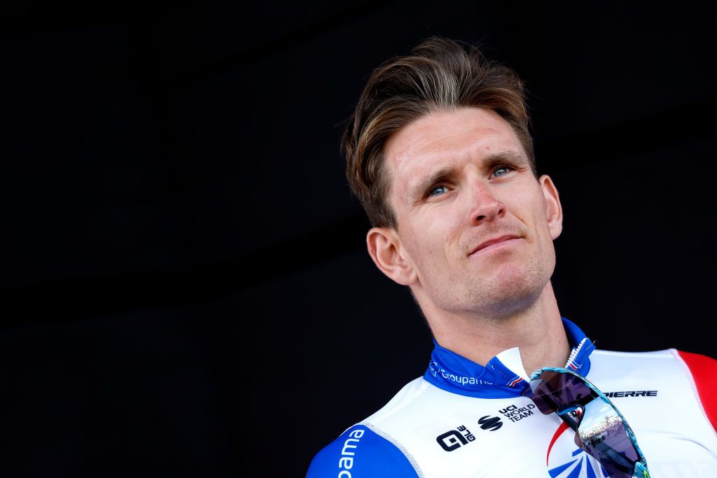 KIELCE POLAND JULY 29 Arnaud Demare of France and Team Groupama FDJ during the 79th Tour de Pologne 2022 Team Presentation TdP22 WorldTour on July 29 2022 in Kielce Poland Photo by Bas CzerwinskiGetty Images