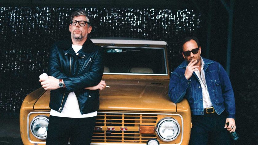 The Black Keys and a yellow car