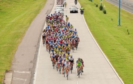 The Tour de San Luis peloton will donate 20 percent of the prize money to Haiti for earthquake relief.