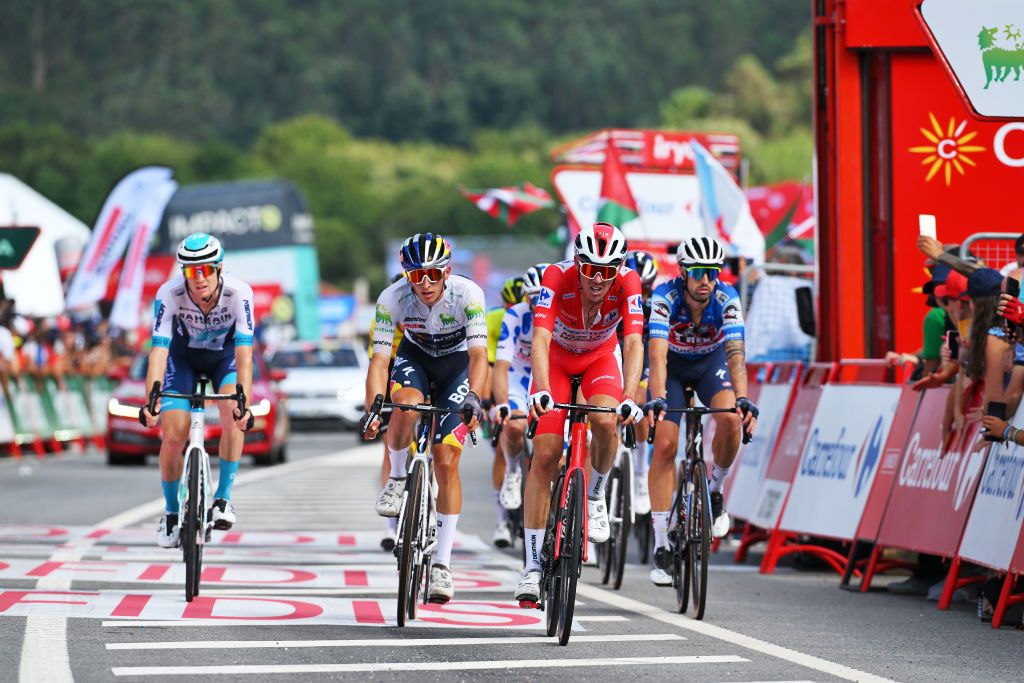 Ben O&#039;Connor finishes stage 11 of the Vuelta a España 37 seconds down on Primoz Roglic