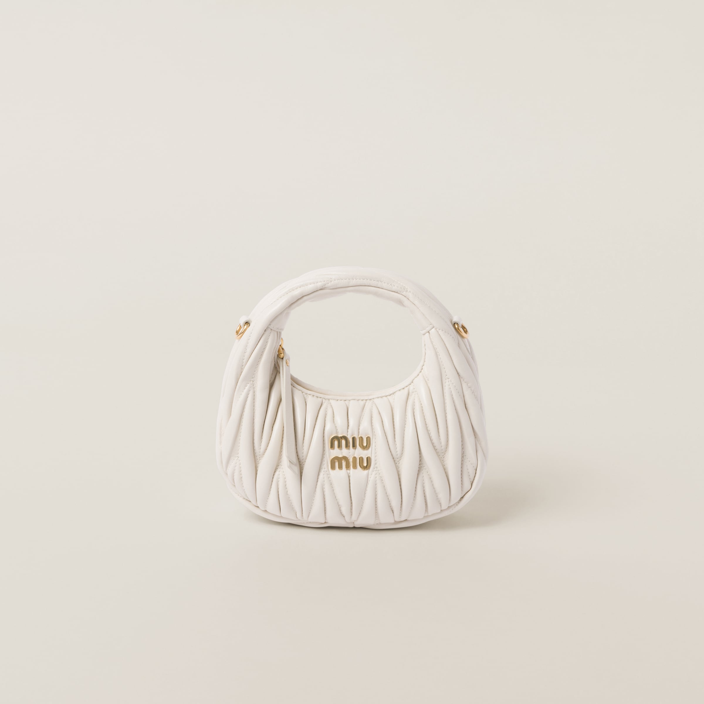 Wander Matelass&amp;eacute; Nappa Leather Hobo Mini-Bag