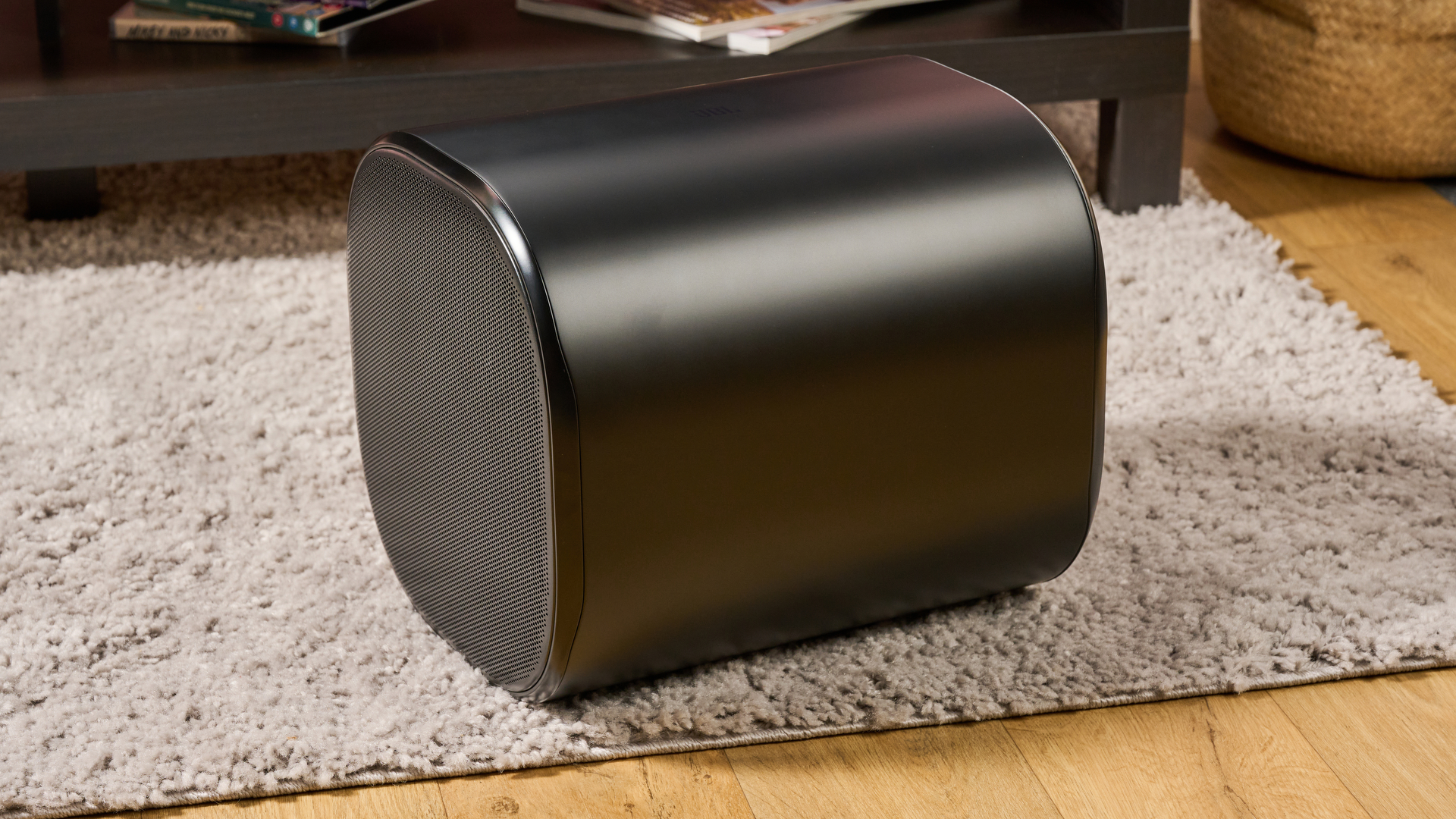 JBL Bar 1300MK2 subwoofer on carpet