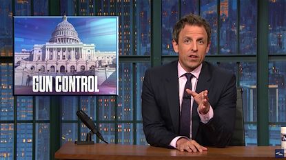 Seth Meyers tries to explain the NRA's power