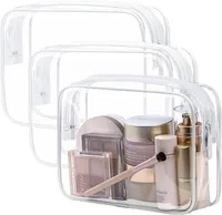 Packism 3-Pack Clear Toiletry Bags