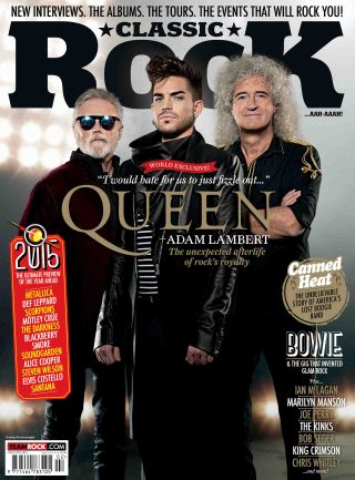 The cover of Classic Rock issue 206 featuring Queen