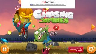 Chasing Zombies Menu