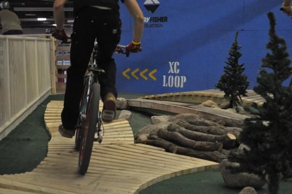 A rider heads out on the XC loop.