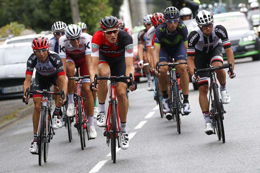 The break on stage 12 of the Tour de France