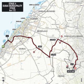 <p>Dubai Tour - Stage 4 Map</p>