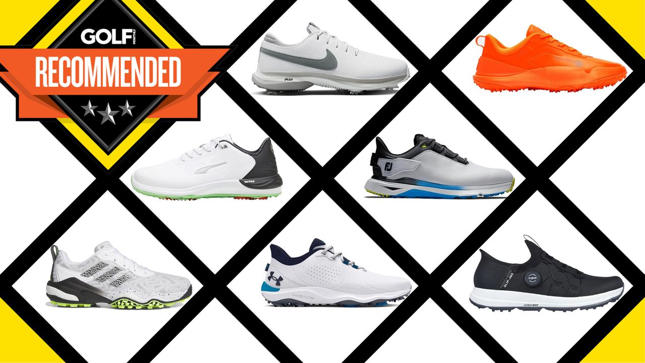 A collection of the best winter golf shoes in a grid style format