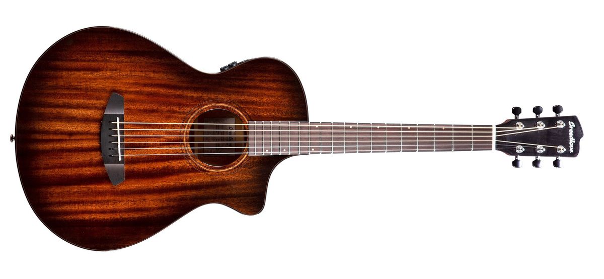 Breedlove's Wildwood Pro Series Concertina Suede CE guitar