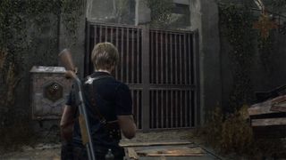 Resident Evil 4 Remake Hexagon-shaped slot gate