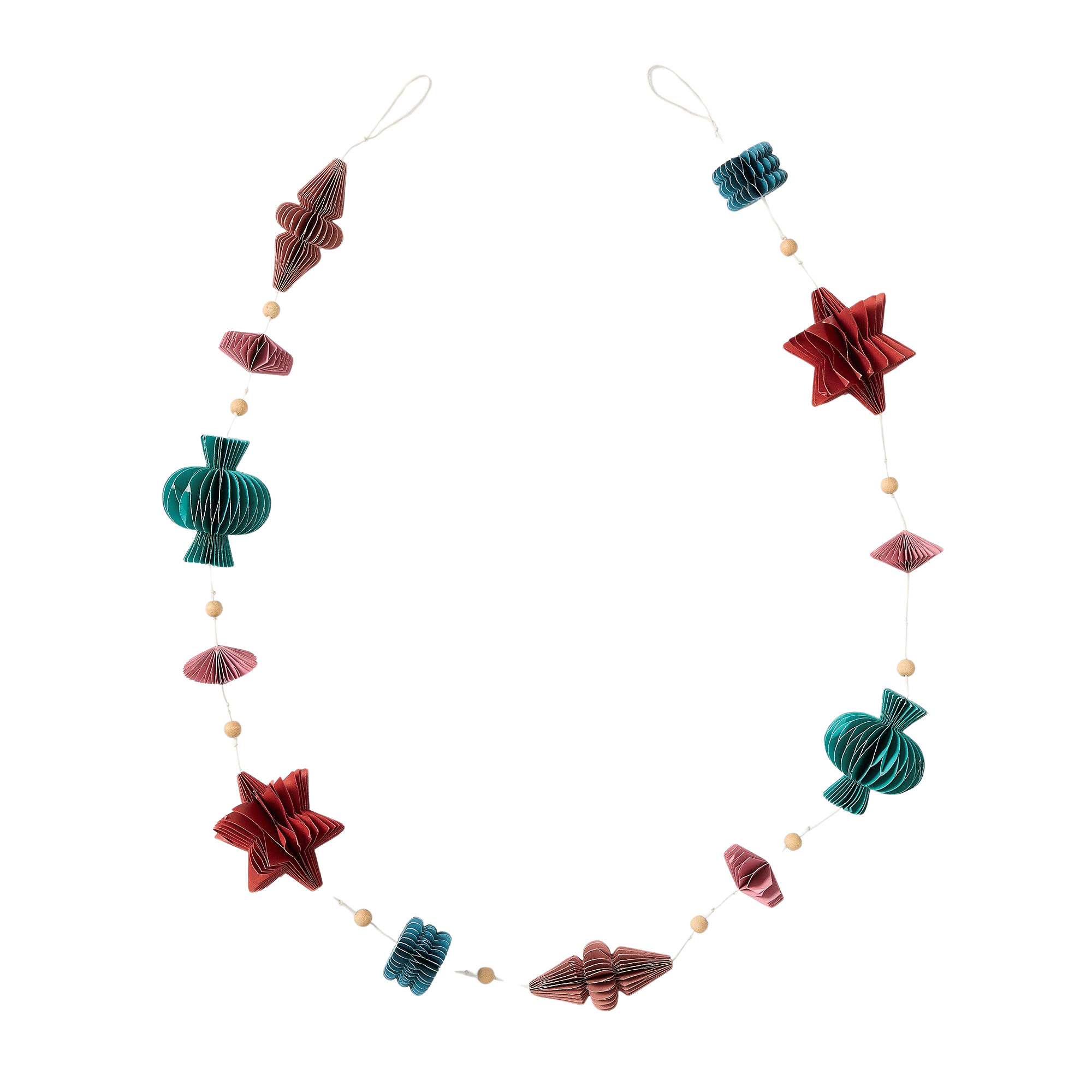 paper Christmas garland