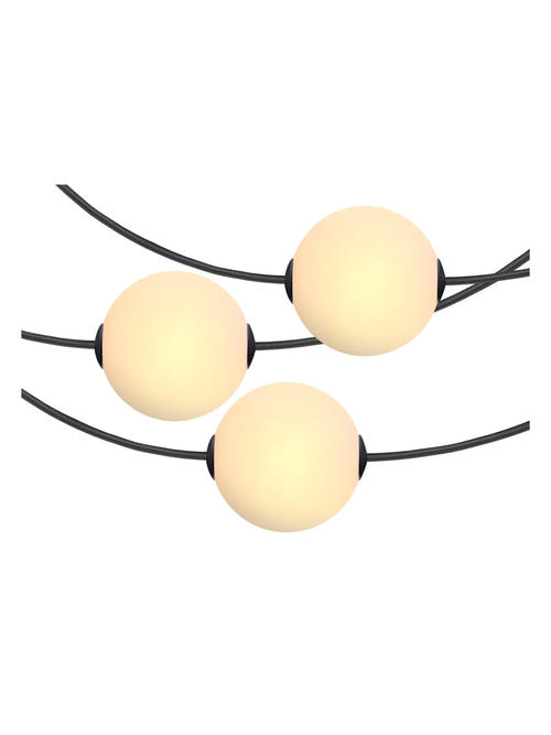 Outdoor Plug-in 1W 2500k LED G100 Globe Bulb String-Light