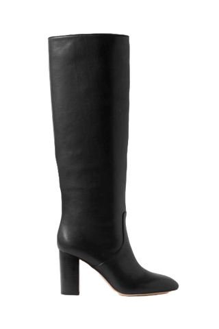 Loeffler Randall + Net Sustain Goldy Leather Knee Boots