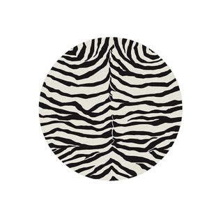Ruggable Zebra Print Round Rug