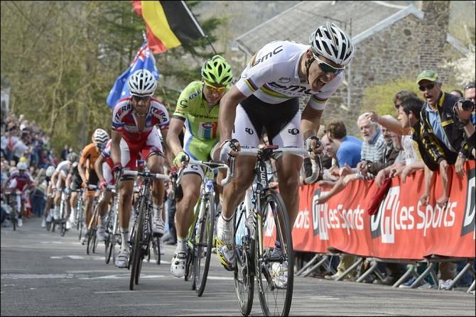 Philippe Gilbert (BMC) has been lacking just a fraction of form and timing.