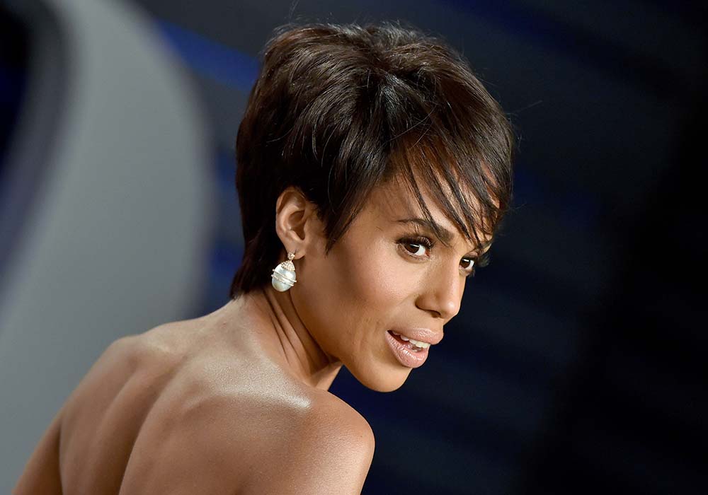 fringes with short hair Kerry Washington
