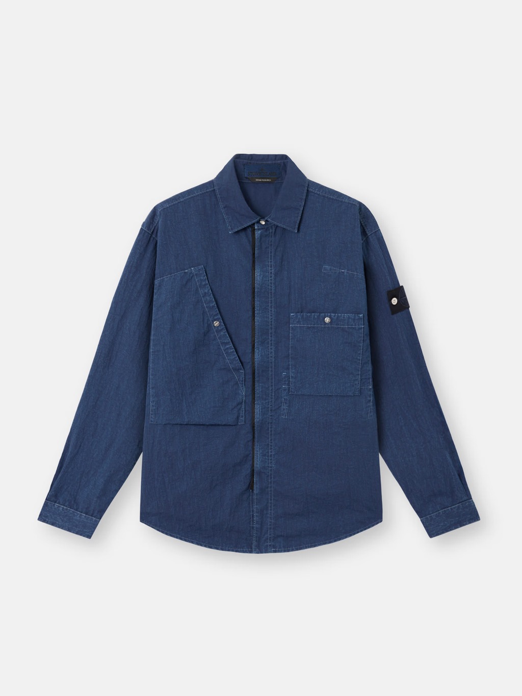 Stone Island, Nylon Zip Overshirt