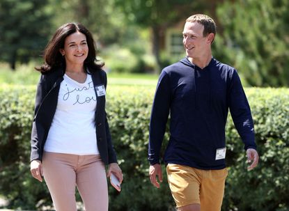 Sheryl Sandberg and Mark Zuckerberg