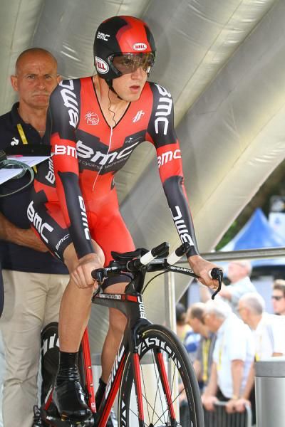 Tejay van Garderen (BMC) gets ready to begin his 2012 Tour de France