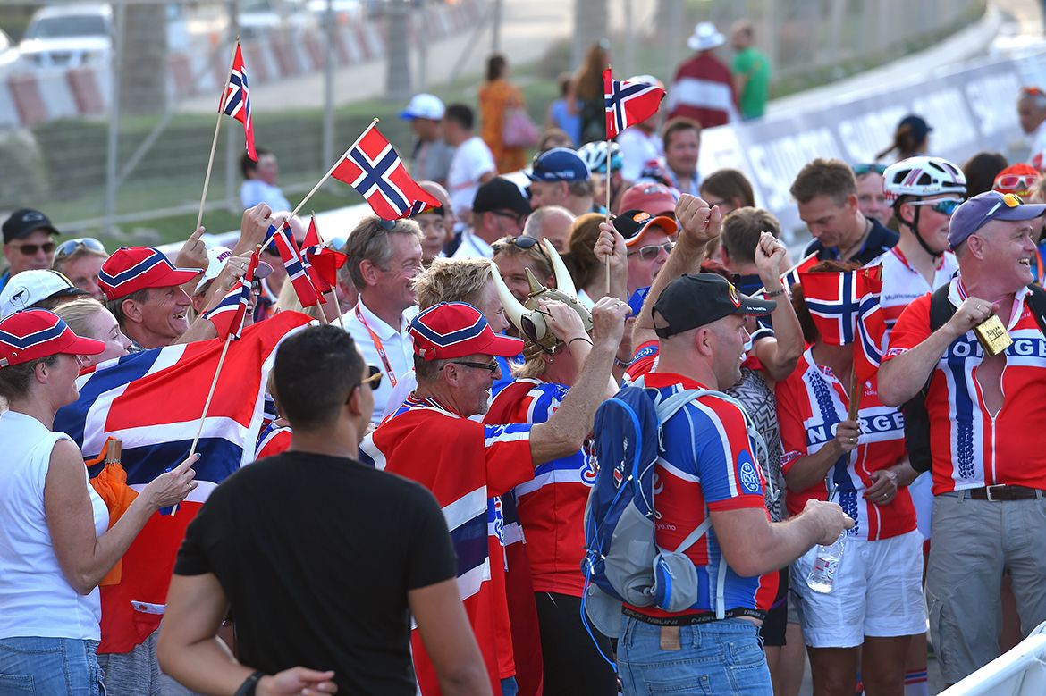 The Norwegian fans