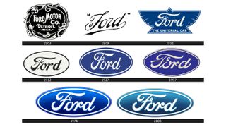 Logo design inspiration: ford logos throughout time