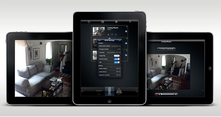 Stem Innovations iZon Remote Room Monitor Review | Surveillance Webcam ...