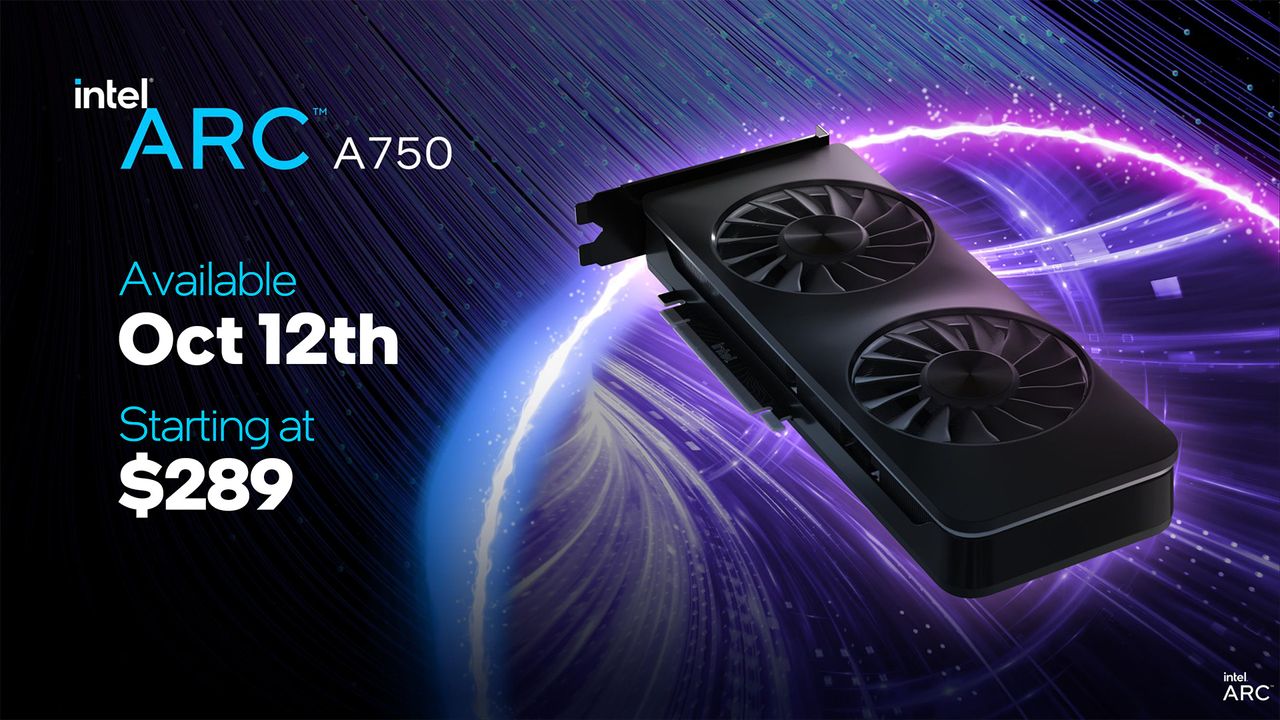 Intel Arc A750 and A770 preview