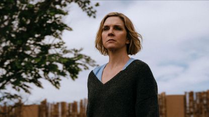 Rhea Seehorn stars in 'Pluribus' (2025), a TV series created by Vince Gilligan 