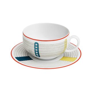 Hermes breakfast cup and plate