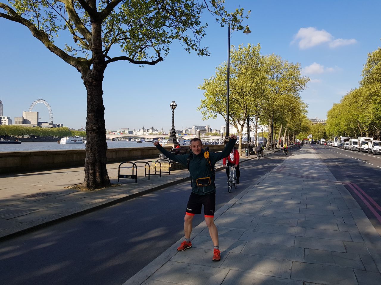 Imagined this fool cheering as I ran this section. Didn't help.