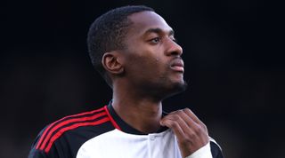LONDON, ENGLAND - DECEMBER 31: Tosin Adarabioyo of Fulham during the Premier League match between Fulham FC and Arsenal FC at Craven Cottage on December 31, 2023 in London, England. (Photo by Alex Pantling/Getty Images)