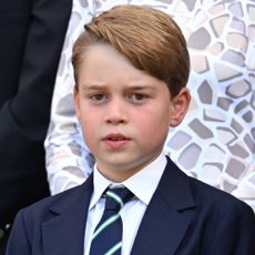 Prince George wearing suit