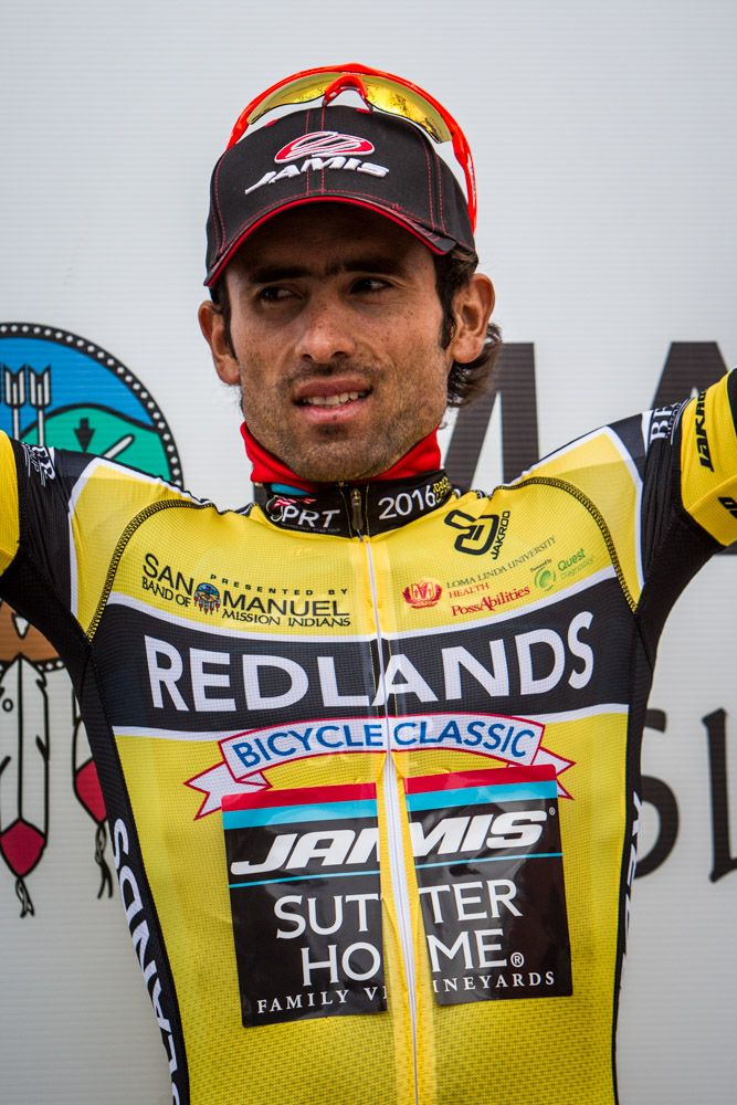 Janier Acevedo (Jamis) heads into tomorrows time trial in yellow