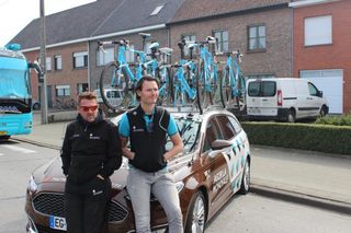 Johan Van Summeren is getting some DS experience in the AG2R team car at the classics