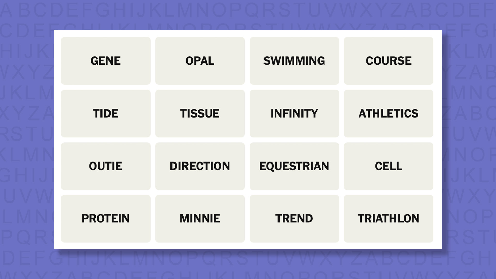 NYT Connections hints for game 932 on a purple background