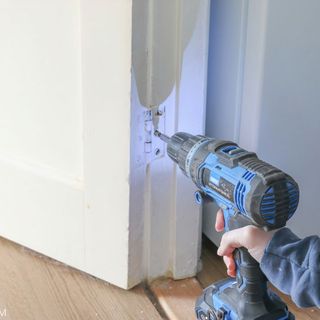 drilling a door