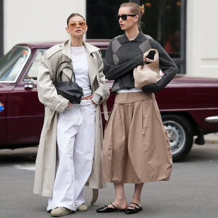 girls wearing cotton trousers