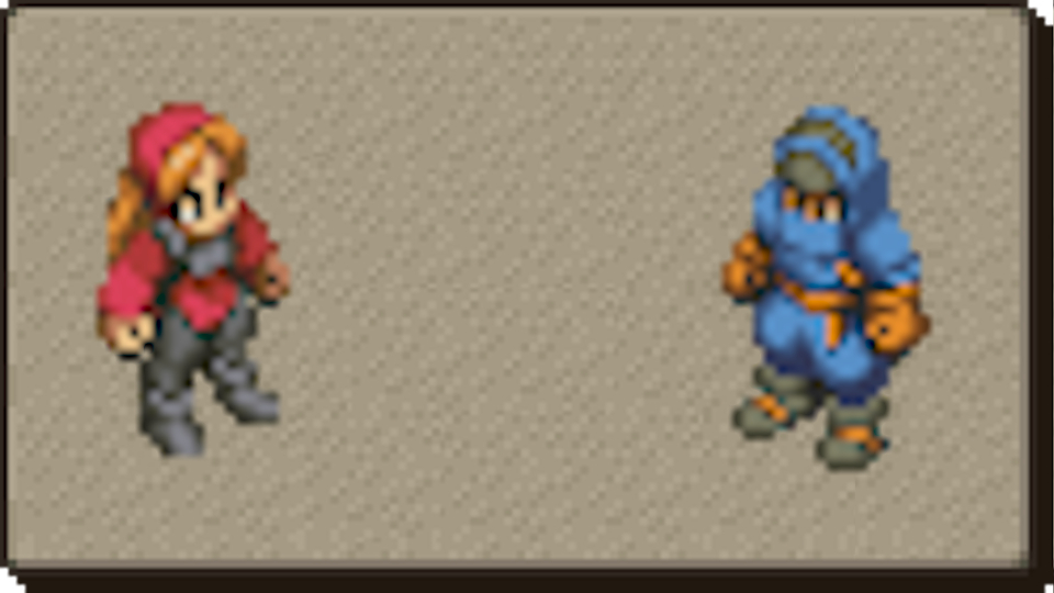 fft job sprite art on beige background