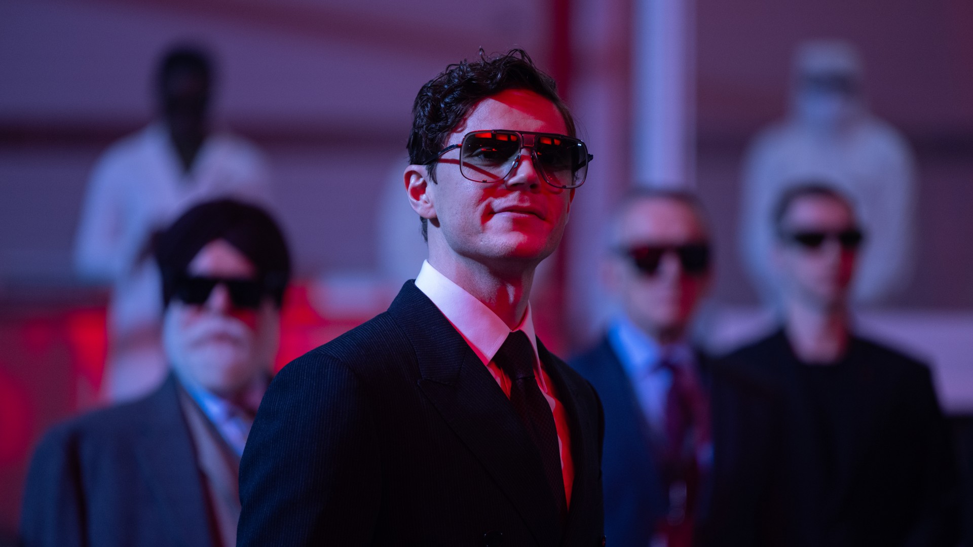 Evan Peters as Julian Dillinger in Tron: Ares