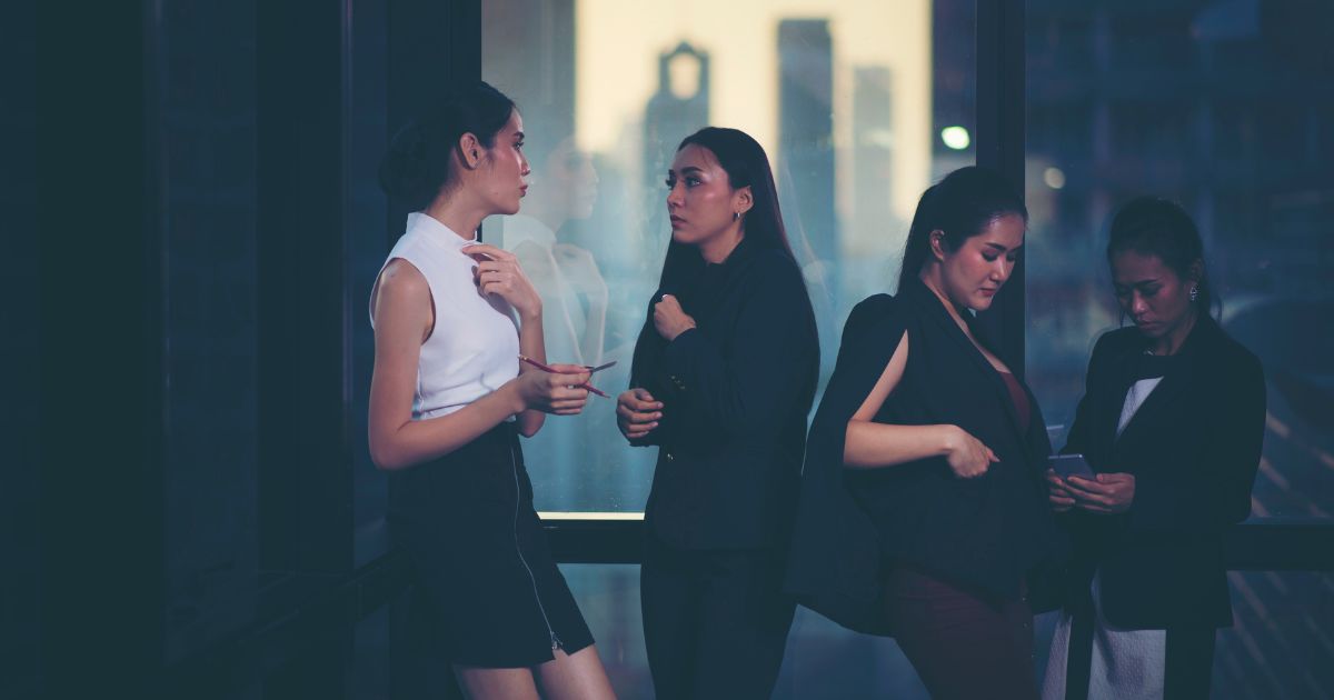 Business consultation, business team - stock photo