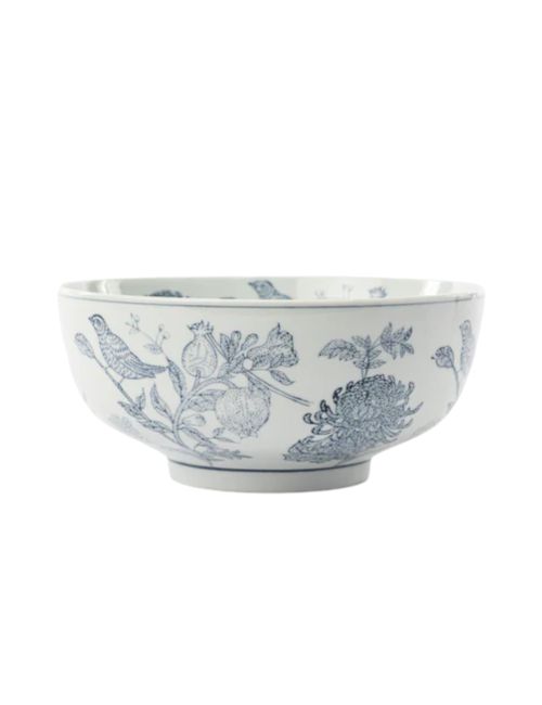Hand Stamped Botanical Bowl
