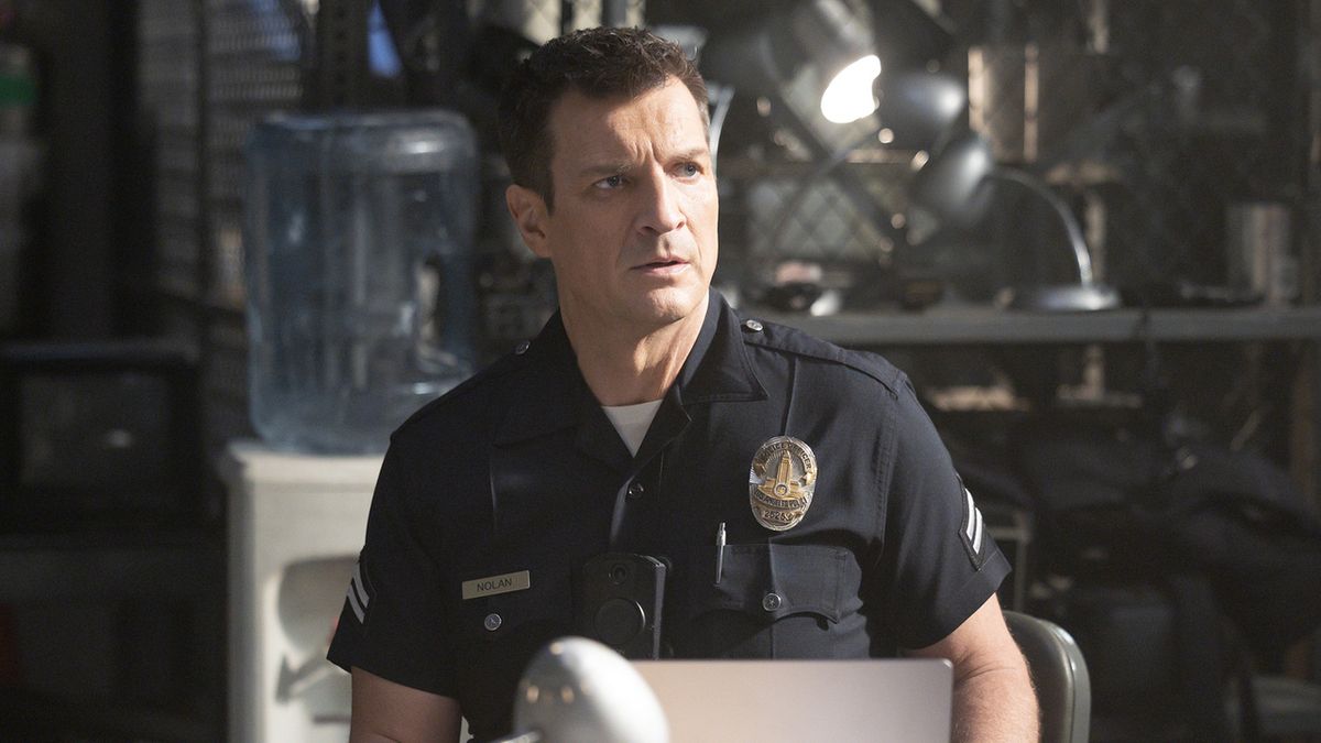 Nathan Fillion as John Nolan in The Rookie Season 6 finale