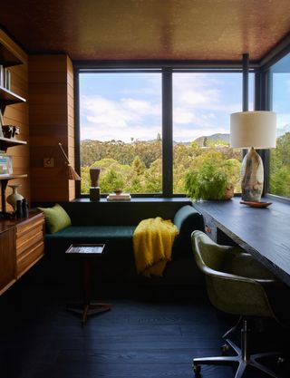 Top floor study, Rustic Canyon House