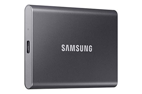 Samsung T7 Portable Ssd 1tb Titan Gray, Usb 3.2 Gen 2, Up to 1,050mb/s