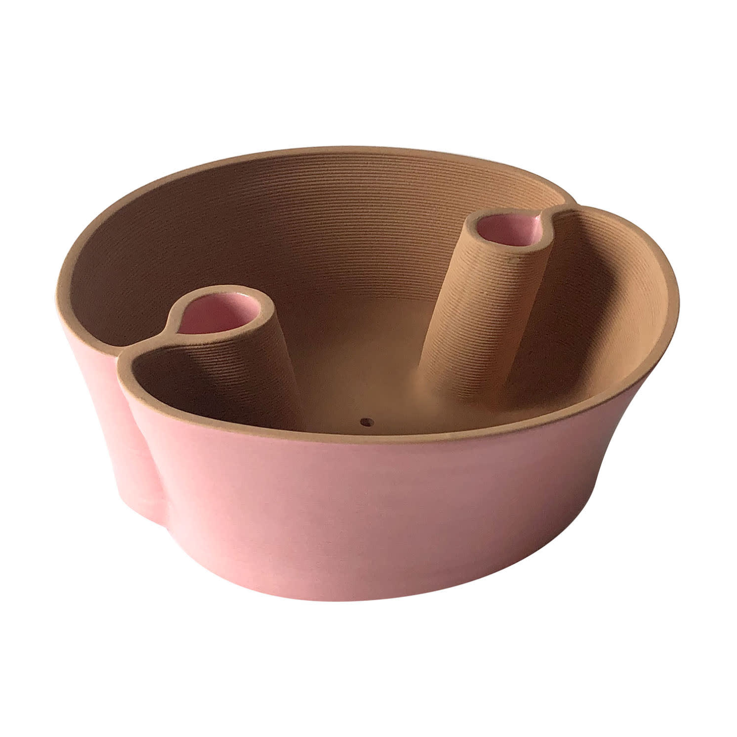 A pink planter pot by Sabrina Sguanci Baroni from Artemest