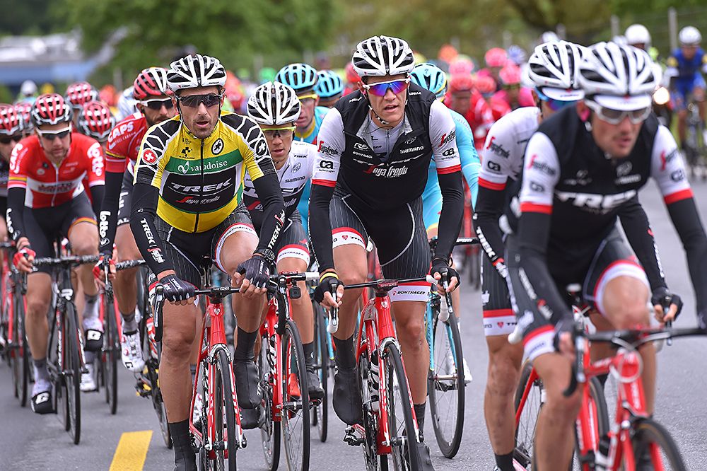 Fabian Cancellara (Trek-Segafredo) sits in the field