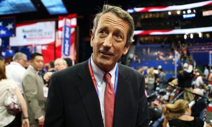 Sanford attends the Republican National Convention in August.